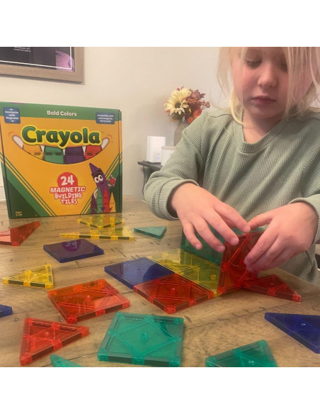 Baldosas Magnéticas Crayola Bold, Set de 24 Piezas
