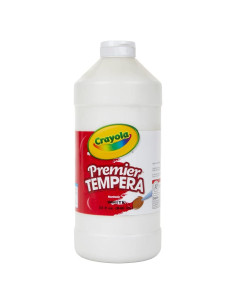 Pintura Tempera Crayola 32 oz Blanca, No Tóxica, Mate