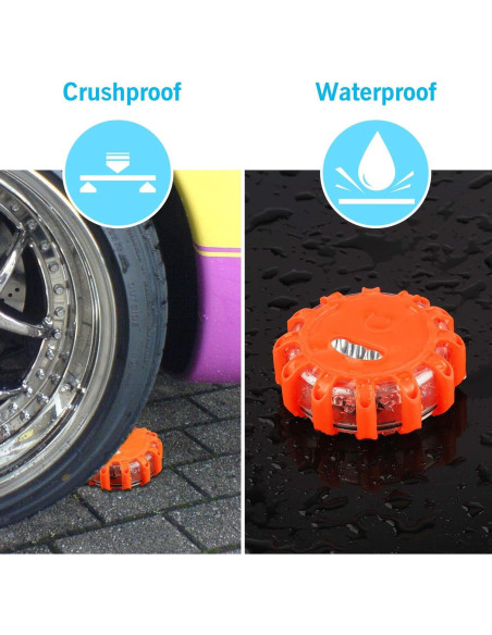 Kit de Balizas LED de Seguridad AK para Emergencias - 1 Paquete