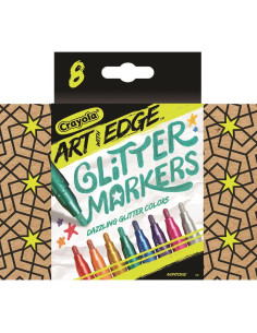 Marcador Crayola 58-8618 Plata 2mm Grueso Azul Oro Rosa 2