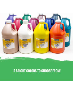 Pintura Tempera Lavable Handy Art 1.89 L Negra 2