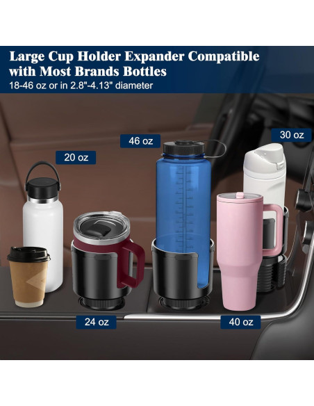 Expansor de Soporte para Tazas de Auto SAGRUILA - Base Estirable