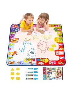 Alfombra de Dibujo de Agua KIZZYEA 76x76 cm Juguete Educativo