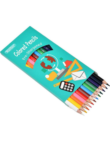 Lápices de Color Rarlan 36 Paquetes de 12 Colores Variados
