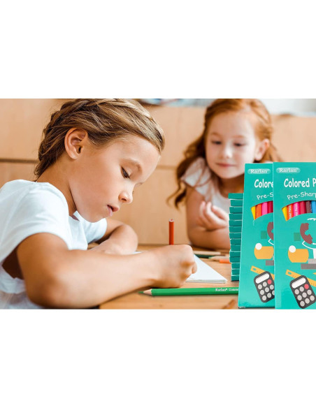 Lápices de Color Rarlan 36 Paquetes de 12 Colores Variados