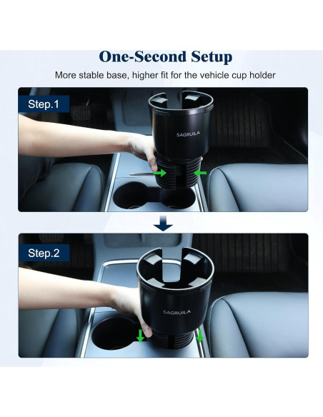 Expansor de Soporte para Tazas de Auto SAGRUILA - Base Estirable