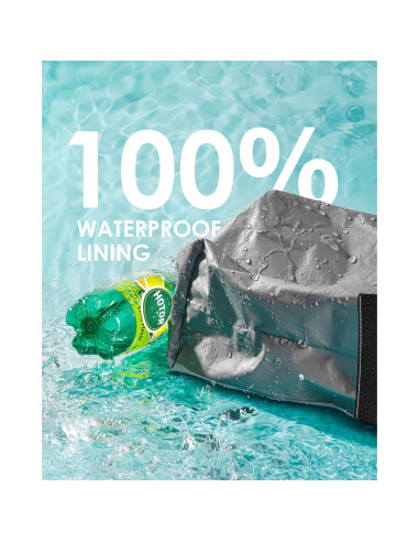 Basurero de Coche HOTOR 2 Galones Impermeable Negro