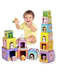 Juguete de Clasificación y Apilamiento ShyLizard 6 Animales