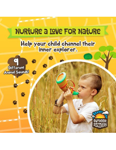 Llamador de Animales Toysmith Hoot-N-Hollar 22,86 cm 9 Sonidos 2