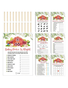 Conjunto de Juegos de Acuarela Nuanchu 150 Pcs Baby Shower