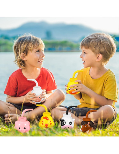 Tazas de Animales de Granja Roshtia 12 Piezas 325 ml