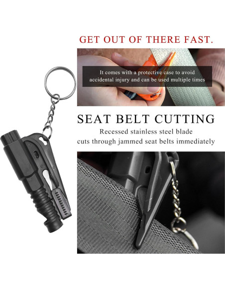 Llave de Emergencia Gasedin Multifuncional con Rompe Cristales