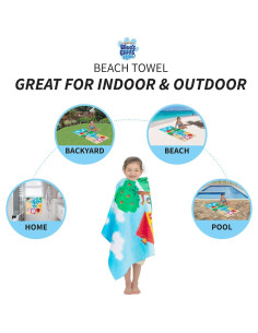 Toalla de Playa Franco Kids 100% Algodón Blues Clues 147x71 cm 2