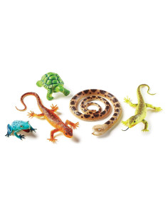 Figuras Jumbo Reptiles y Anfibios Recursos de Aprendizaje 5 Piezas