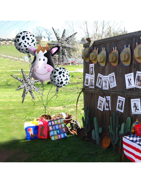Set 5 Globos de Vaca Heyiminy 45 cm Fiesta Cumpleaños Set 5 Globos de Vaca Heyiminy 45 cm Fiesta Cumpleaños