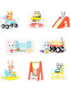 Conjunto de Figuras Coleccionables Bebés Honey Bee Acres 2