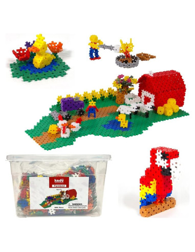 KADU Set de 1300 Piezas - Juguete de Construcción STEM