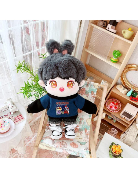 Sudadera de Peluche niannyyhouse 20cm Azul Manga Larga