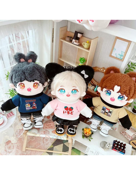 Sudadera de Peluche niannyyhouse 20cm Azul Manga Larga