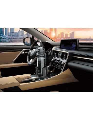 Adaptador Soporte para Tazas de Auto NOVAKE Ajustable 0.5 kg