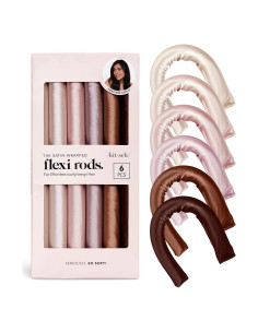 Rizador de Cabello Sin Calor Kitsch 6pcs Madera de Rosa