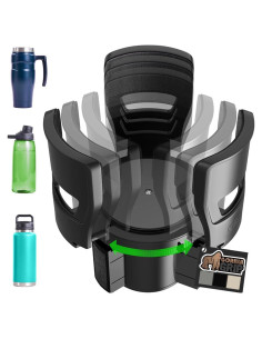 Expansor Porta Vasos GORILLA GRIP Ajustable Negro 0.53-1.42L