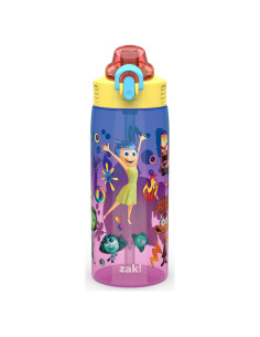 Botella de Agua Zak Designs Intensamente 2 740 ml con Popote