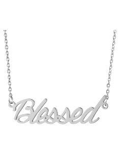 Collar de Nombre Personalizado AOLO Acero Inoxidable 35.56 cm