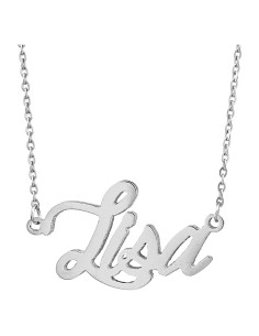 Collar de Nombre Personalizado AOLO Acero Inoxidable 35.56 cm