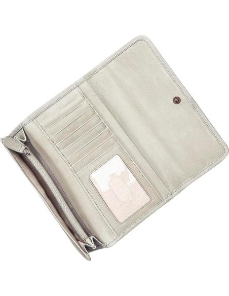 Billetera Frye Melissa de Cuero para Mujeres 19x10 cm