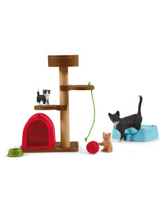 Set de Juguetes de Animales Schleich Mundo de Granja 9 Piezas