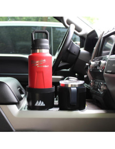 Expansor Soporte Taza Coche Integral T17 Ajustable Negro 2