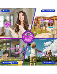 Drone Bola Voladora Tikduck FB-P Rosa Control Remoto 2