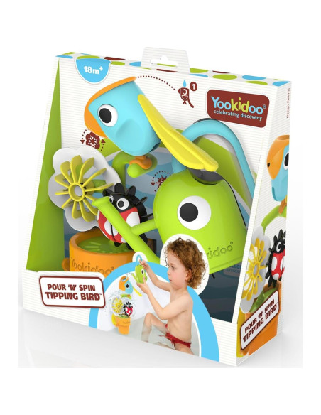 Yookidoo Juguete de Baño Pájaro Inclinable 360g para Bebés Yookidoo Juguete de Baño Pájaro Inclinable 360g para Bebés