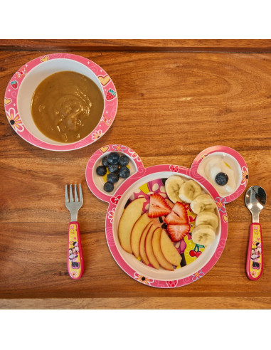 Set de vajilla Minnie Mouse 4 piezas - Apto microondas