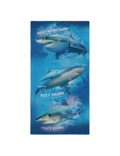Toalla de Playa Franco Shark Week 100% Reciclada 71x147 cm