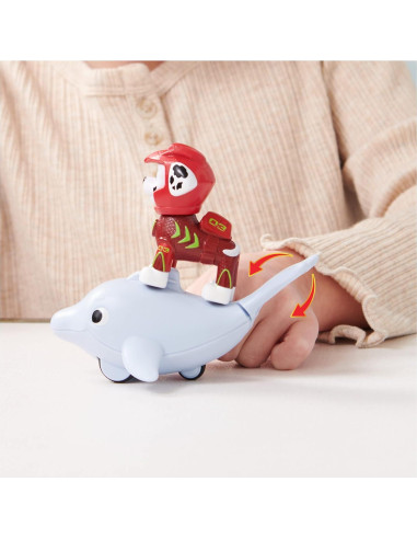 Figuras de Acción Paw Patrol Aqua Pups Marshall y Delfín