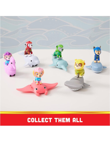 Figuras de Acción Paw Patrol Aqua Pups Marshall y Delfín