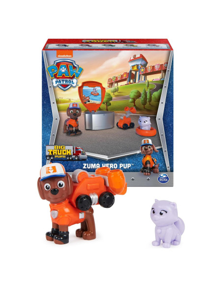 Figura de Acción Zuma PAW Patrol con Dron y Pod de Mando Figura de Acción Zuma PAW Patrol con Dron y Pod de Mando