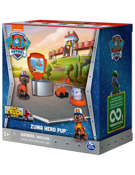 Figura de Acción Zuma PAW Patrol con Dron y Pod de Mando Figura de Acción Zuma PAW Patrol con Dron y Pod de Mando