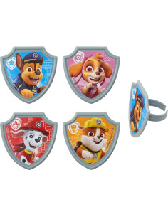 Anillos de Cupcake DecoPac Paw Patrol - 24 Decoraciones 2