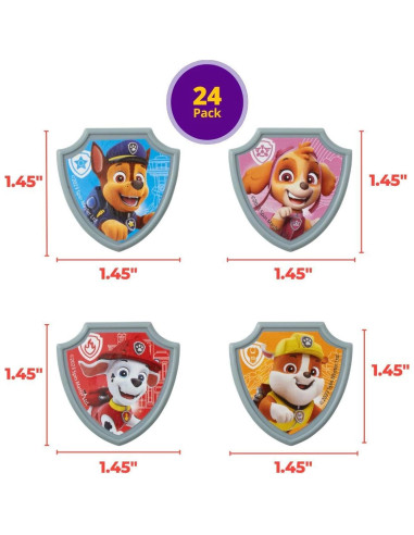 Anillos de Cupcake DecoPac Paw Patrol - 24 Decoraciones