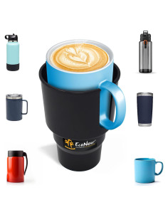 Expansor de Soporte para Tazas EcoNour - Adaptador Universal Negro