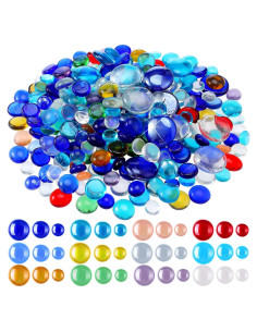 300 Canicas de Vidrio Coloridas Honeydak para Decoración