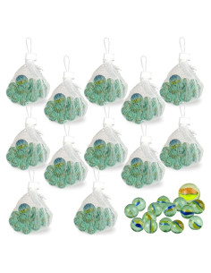 Paquete de 12 Bolsas de Canicas ArtCreativity - 180 Piezas