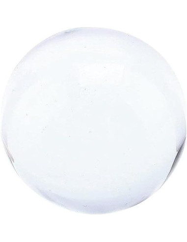 Esfera de Cristal Claro 40mm Hilitand con Soporte de Madera