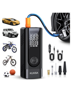 Compresor de Aire Portátil KUXISA CZK-5628 180PSI 25000mAh