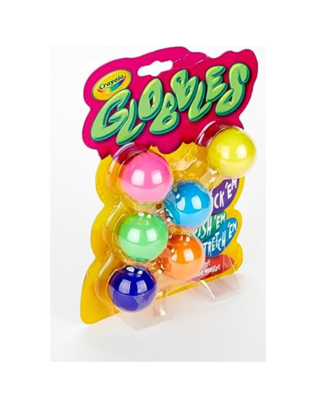 Crayola Globbles Juguete Antiestrés 6 Colores para Niños y Adultos