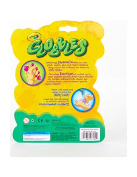 Crayola Globbles Juguete Antiestrés 6 Colores para Niños y Adultos
