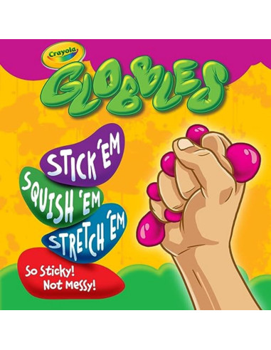 Crayola Globbles Juguete Antiestrés 6 Colores para Niños y Adultos